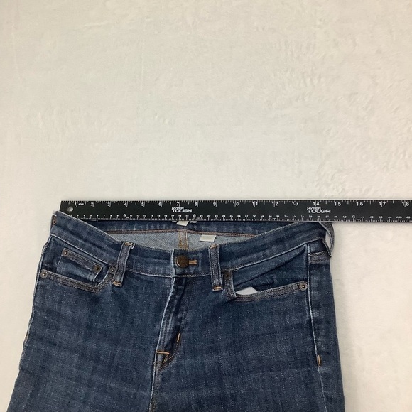 J Crew Factory Ankle Skinny Jeans Sz 28 Stretch Dark Blue Wash - Picture 4 of 8